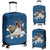Fox Terrier Torn Paper Luggage Covers