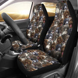 Spanish Water Dog Full Face Car Seat Covers