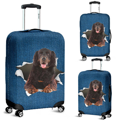 Gordon Setter Torn Paper Luggage Covers