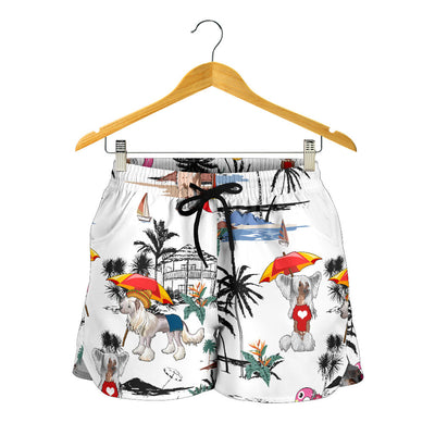 Chinese Crested Dog-Summer Beach-SW