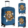Plott Hound Torn Paper Luggage Covers
