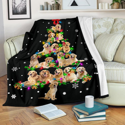 Golden Retriever Christmas Tree
