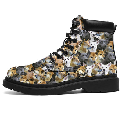 Canaan Dog Full Face All-Season Boots