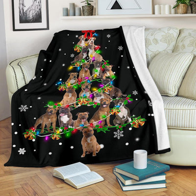 Staffordshire Bull Terrier Christmas Tree