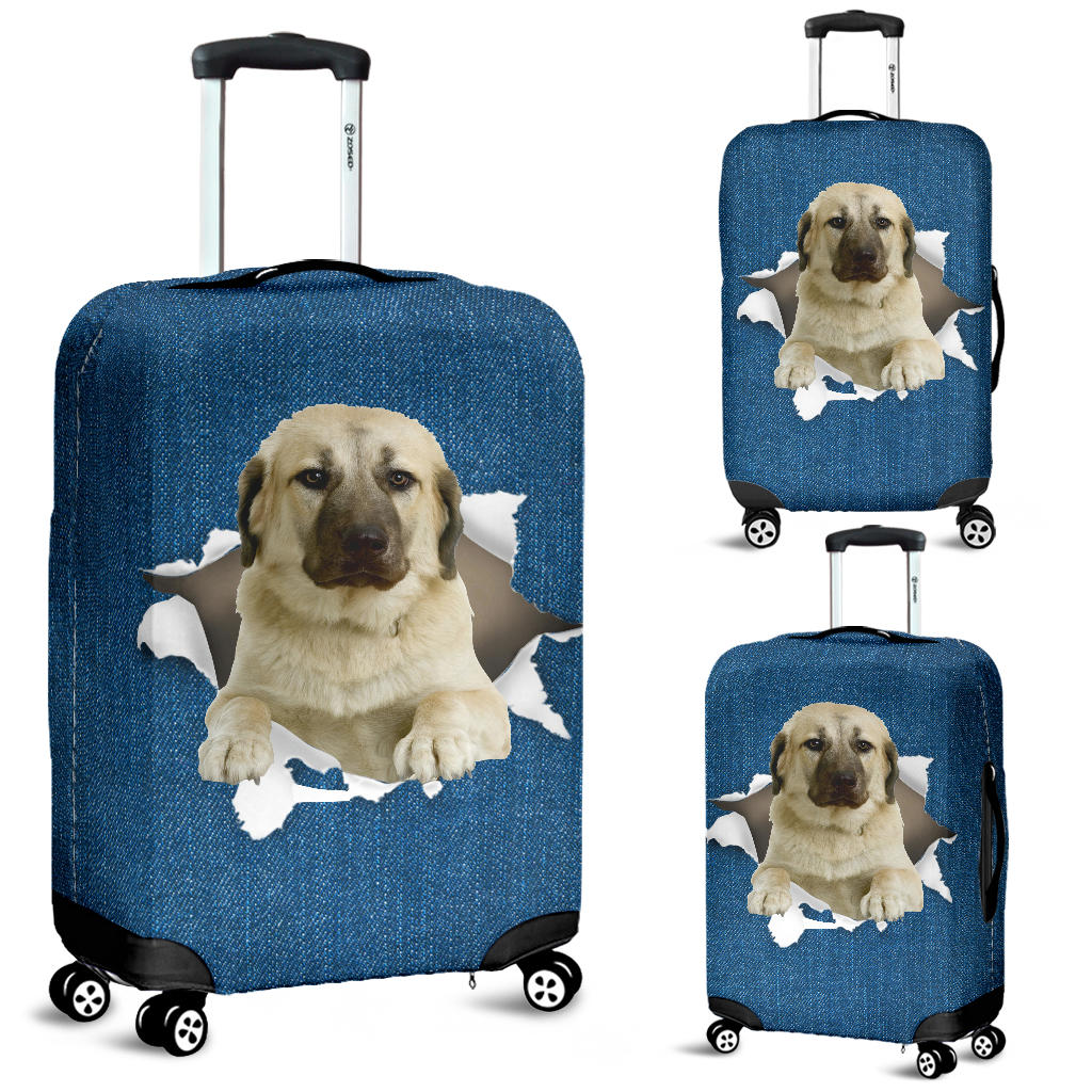 Kangal Dog Torn Paper Luggage Covers