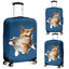 Welsh Corgi Torn Paper Luggage Covers