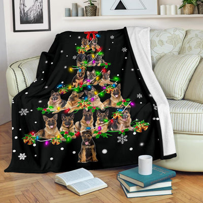 German Shepherd Christmas Tree