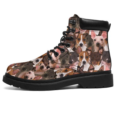 American Hairless Terrier Full Face All-Season Boots