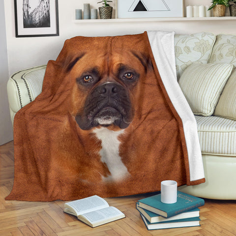 Boxer Face Hair Blanket