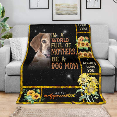 Brittany-A Dog Mom Blanket