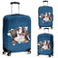 English Bulldog Torn Paper Luggage Covers