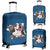 English Bulldog Torn Paper Luggage Covers