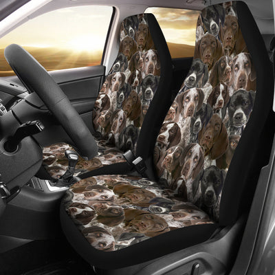 German Shorthaired Pointer Full Face Car Seat Covers