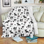 Boston Terrier Paw Blanket