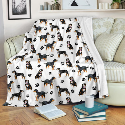Greater Swiss Mountain dog Paw Blanket