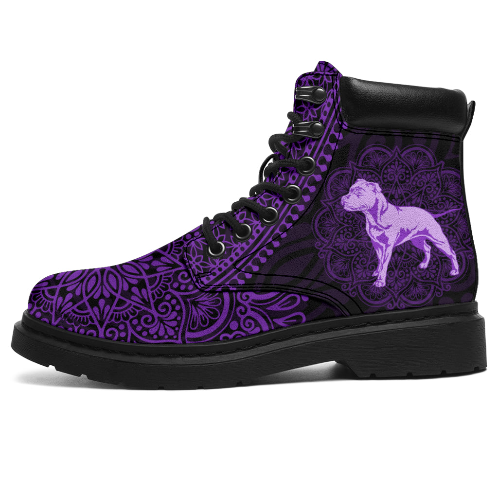 Staffordshire Bull Terrier Mandala All-Season Boots
