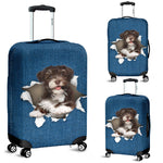 Havanese Torn Paper Luggage Covers