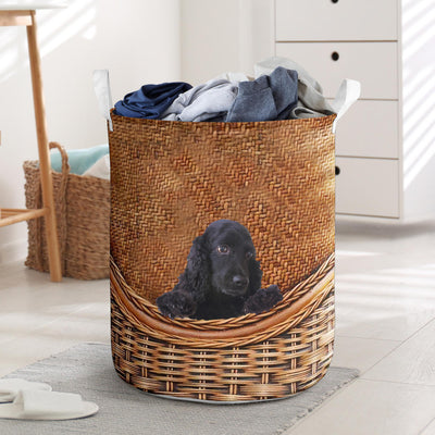 Cocker Spaniel - Black - Rattan - LB