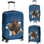 German Pinscher Torn Paper Luggage Covers