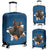 German Pinscher Torn Paper Luggage Covers