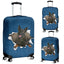 Dutch Shepherd Torn Paper Luggage Covers