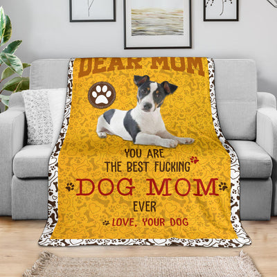 Jack Russell Terrier-Dog Mom Ever Blanket