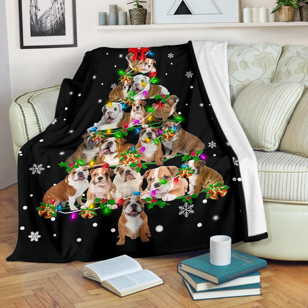 English Bulldog Christmas Tree