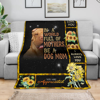 Shar Pei-A Dog Mom Blanket