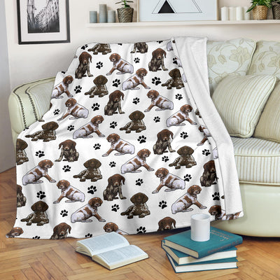 German Shorthaired Pointer Paw Blanket