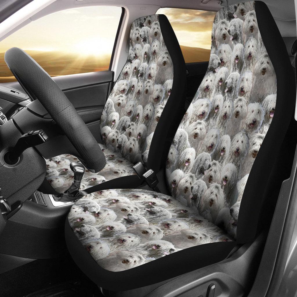 Komondor Full Face Car Seat Covers