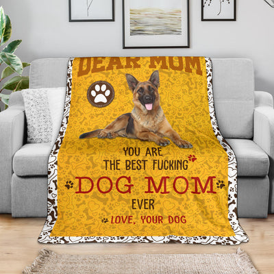 German Shepherd-Dog Mom Ever Blanket