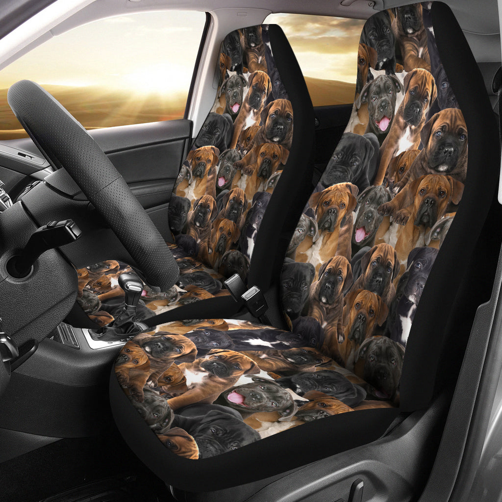 Cane Corso Full Face Car Seat Covers
