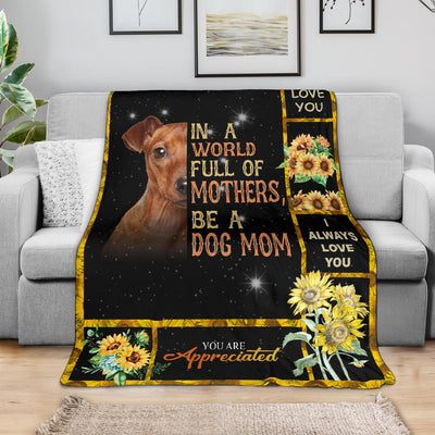 Miniature Pinscher-A Dog Mom Blanket