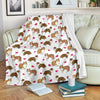 Rough Collie Heart Blanket