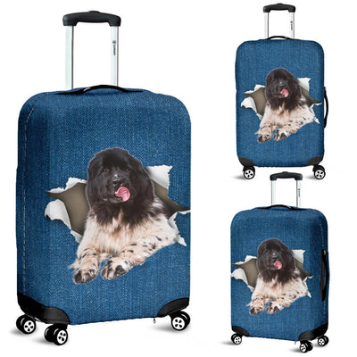 Landseer Torn Paper Luggage Covers