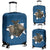 Greyhound Torn Paper Luggage Covers