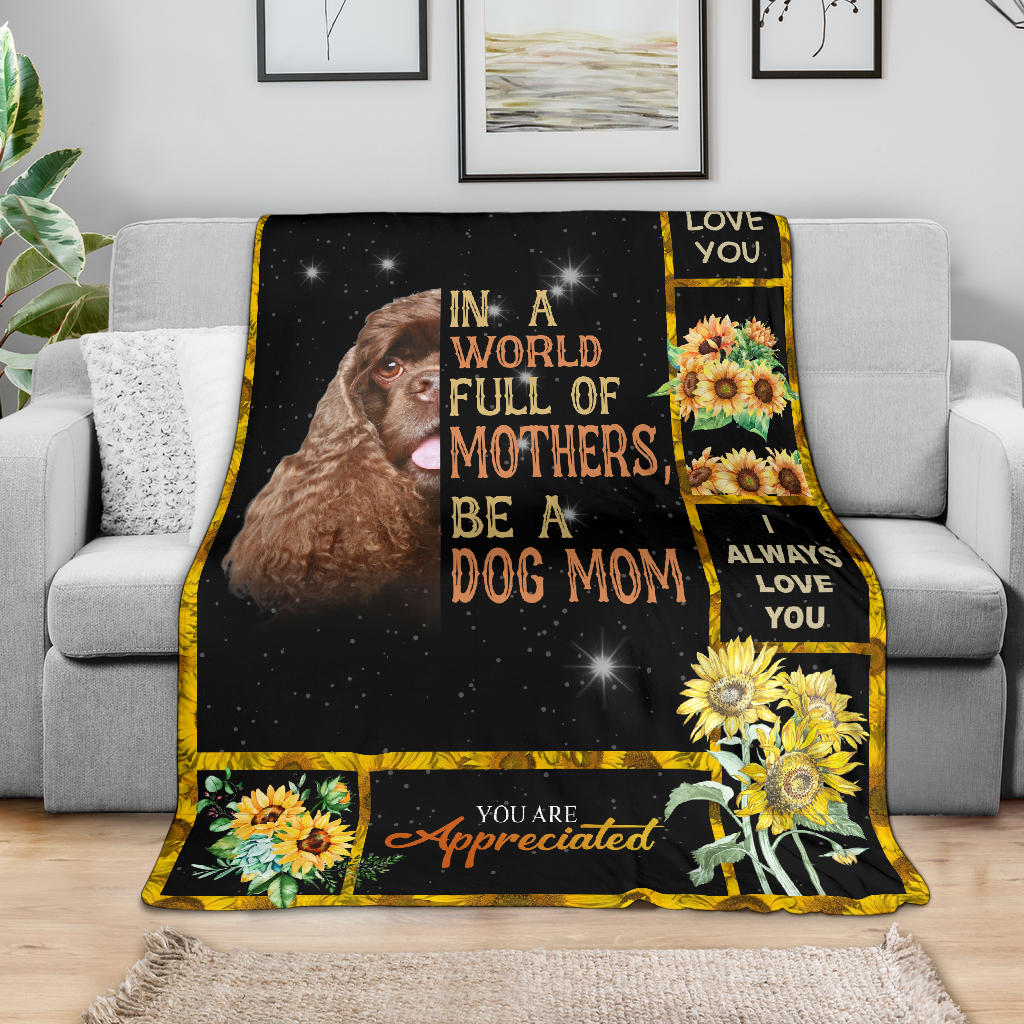 American Cocker Spaniel-A Dog Mom Blanket
