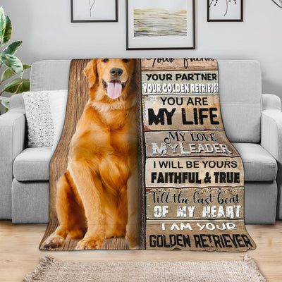 Golden Retriever-Your Partner Blanket