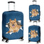 Finnish Spitz Torn Paper Luggage Covers