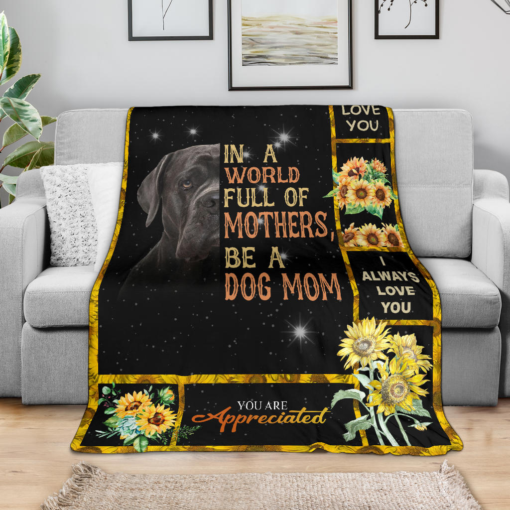 Cane Corso-A Dog Mom Blanket