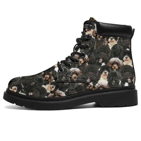 Portuguese Water Dog Full Face All-Season Boots