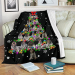 Wirehaired Pointing Griffon Christmas Tree Blanket