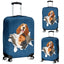 Basset Hound Torn Paper Luggage Covers