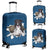 Borzoi Torn Paper Luggage Covers