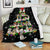 Shih Tzu Christmas Tree Blanket