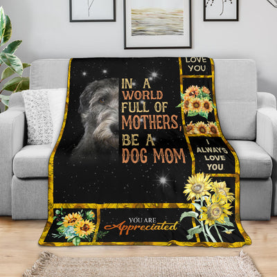 Irish Wolfhound-A Dog Mom Blanket