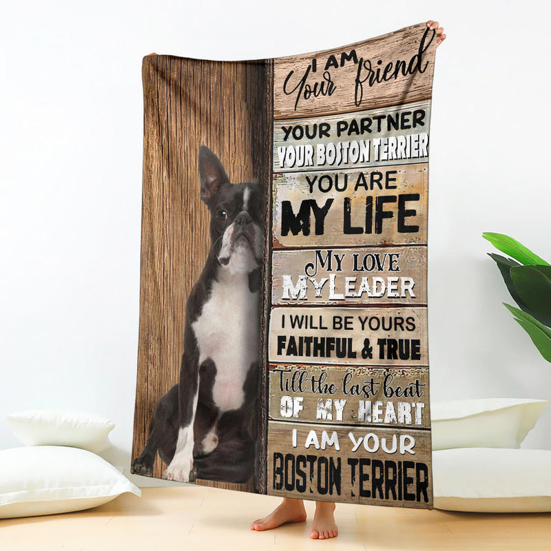Boston Terrier-Your Partner Blanket