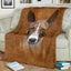 Basenji Face Hair Blanket