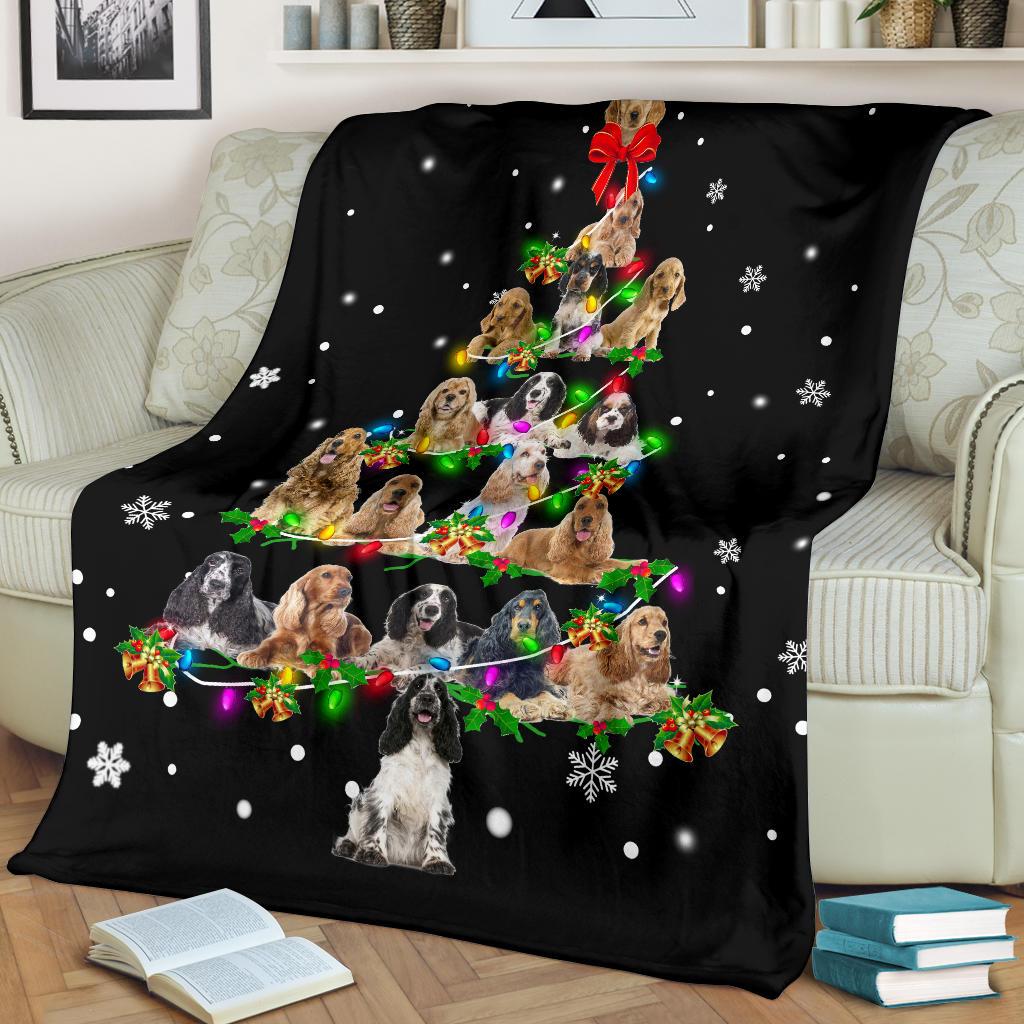 English Cocker Spaniel Christmas Tree
