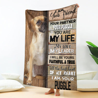 Puggle-Your Partner Blanket